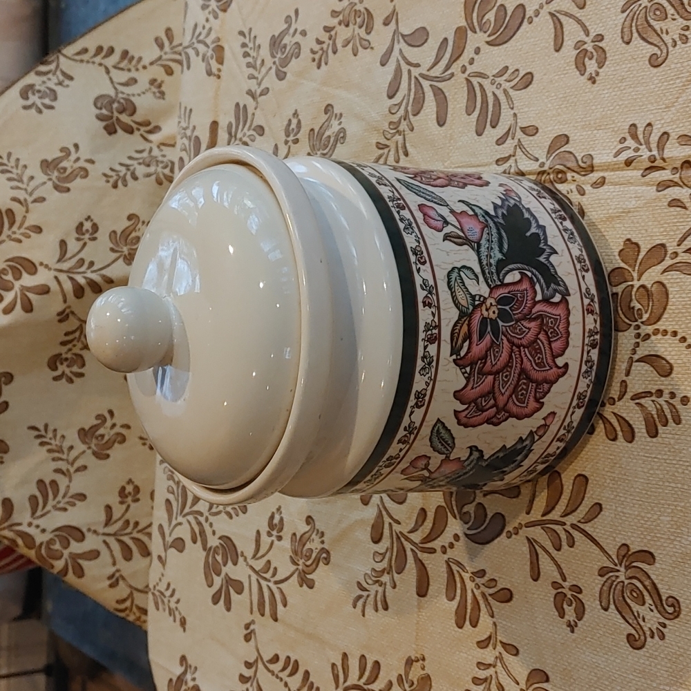Preferred Stock "Paisley Garden Floral" Sugar Canister
